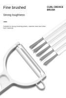 Cepillo Multifuncional Flexible Para Huecos De Vaso Cubierta De Vaso Groove Nipple Botella Cepillo De Limpieza Para El Hogar Con Cerdas Suaves Herramienta De Cocina - details 8