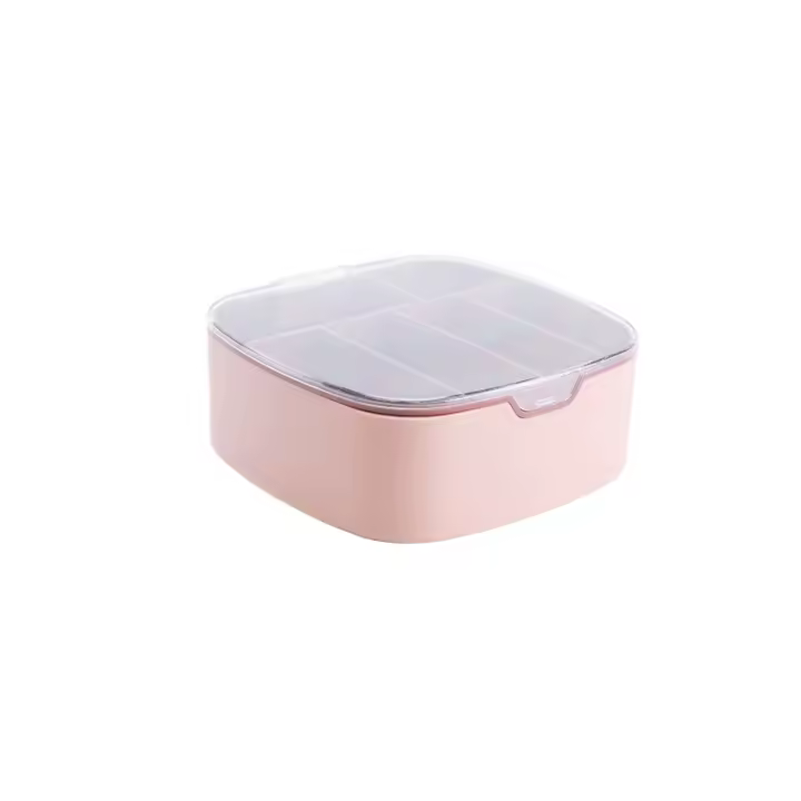 Caja De Almacenamiento Para Cable De Datos Caja De Plástico Para El Escritorio Protección Contra Polvo Organizador De Cables De Carga - 1