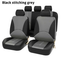 Funda De Asiento De Coche De Cuero PU Transpirable Cubierta Completa Para 5 Sitios Ajuste Con Airbag Compatible Con Todas Las Estaciones - details 2