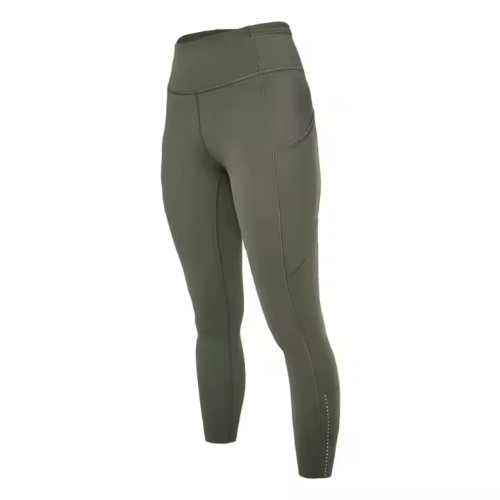 Leggings Deportivos De Cintura Alta Para Mujer Yoga Gimnasio Secado Rápido Fitness Correr Pantalones De Yoga Con Bolsillos - 1