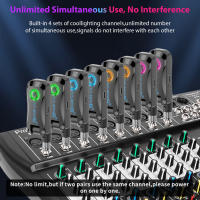 Sistema Inalámbrico De Guitarra 2.4G Recargable Portátil Con Compartimento De Carga 4 Canales Transmisor Y Receptor Audio - details 1