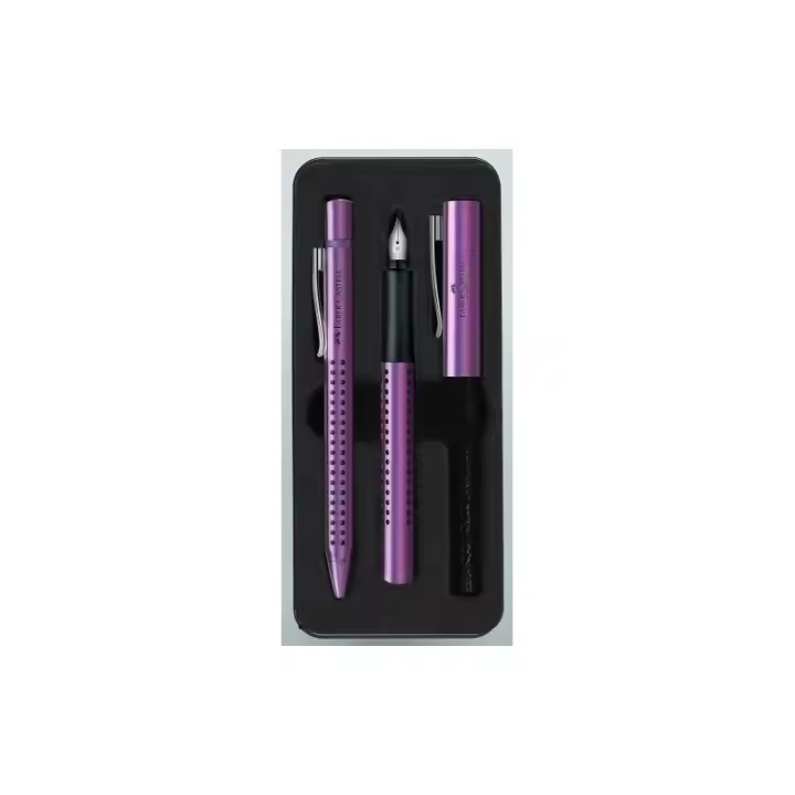 Faber-Castell - 201534 juego de bolígrafos Violeta 2 pieza(s) 201534 - 1