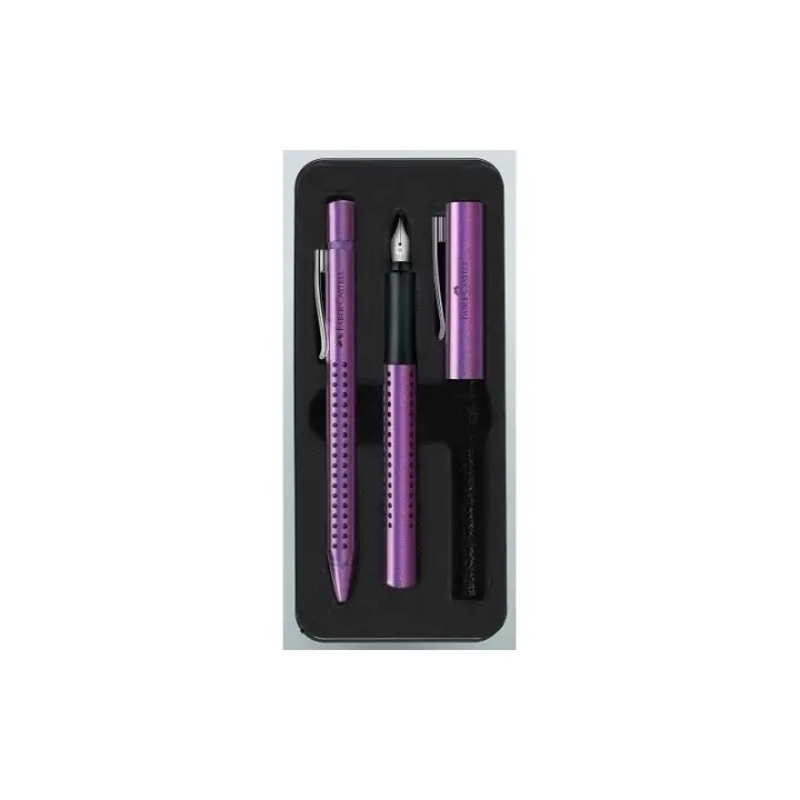Faber-Castell - 201534 juego de bolígrafos Violeta 2 pieza(s) 201534 - 1