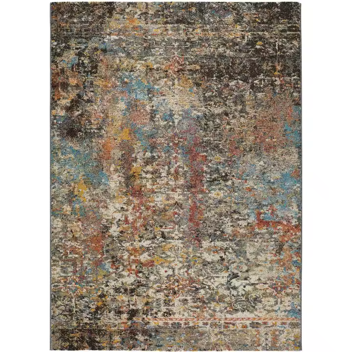 ATTICGO Alfombra de Interior Estilo Geométrico en Multicolor - Karia 16561 | 160X230, 80X150, 120X170, 140X200 cm - 1