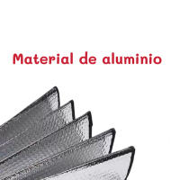 HOGARISIMO Parasol Parabrisas aluminio Coche Parasol Coche Delantero plateado Plegable, quitasol reflectante Protección Rayos UV Parabrisas, Parasol Ventana Delantera, Coches, Furgonetas.60x130CM, 70x140CM ,80x170CM,90 x150CM - details 1