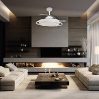 Ventilador DC de Techo LED Garsaco Bauala 107 CM, 3 Tipos de Luz, Control Remoto, Blanco - details 0