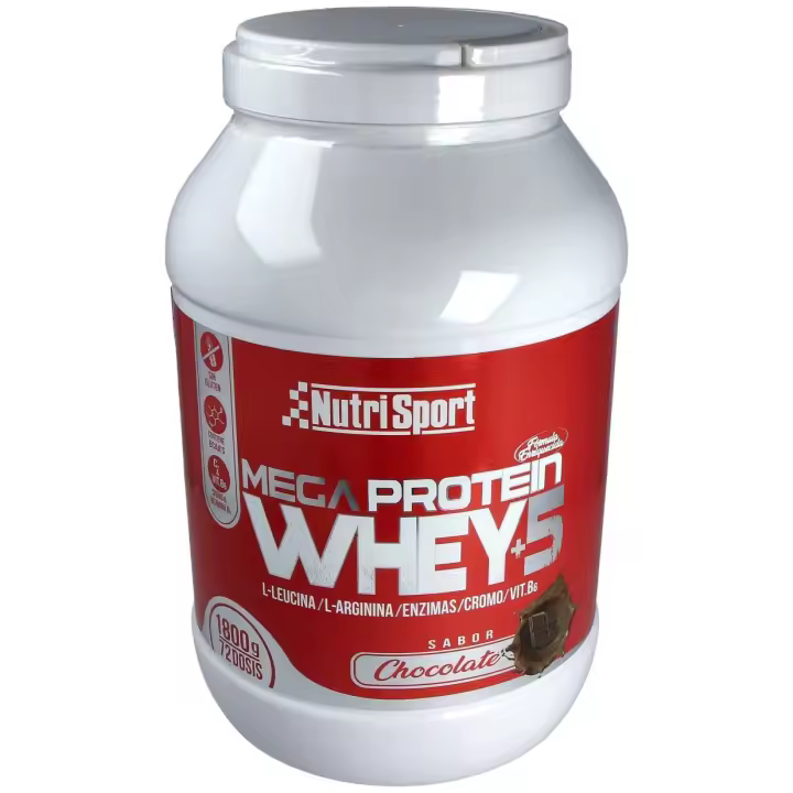 Nutrisport Mega Protein Whey +5 Chocolate 1_8Kg - 1