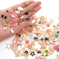 Alrededor De 10 Piezas De Llaveros De Aleación Pequeñas Mezcladas Para DIY Pulseras Collares Y Pendentivos De Ropa Joyería Irregular Fashion - details 2