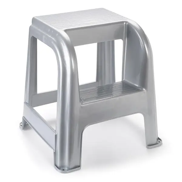 TABURETE DOMUS 44x42x45 CM PLATA PLASTICFORTE - 1