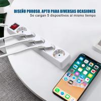 Extrastar Regleta Enchufes Startelectric, 16A/250V/3G/3680W, Disponible en Varias Especificaciones de Gato, Color Negro y Blanco - details 4