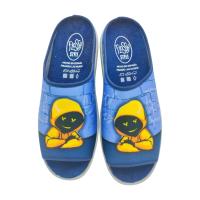 Zapatillas de casa para  hombre de verano con  puntera abierta, Marca Flossy, cómodas, flexibles, ligeras y gran confort , con plantilla extraíble y suela perfumada , antideslizante , fabricadas en España ,suaves y tiernas. Calzado para el hogar ideal - details 0