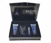 ESTUCHE 4 PIEZAS PARA HOMBRE ( 355ML)---EXCITE GIFT SET----- EAU DE PARFUM EXCITE EDP 100ML, SHOWER GEL 120ML, MINI PERFUME 15ML EXCITE, AFTER SHAVE EXCITE 120ML------ MARCA CLOSE 2 - details 0
