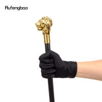 Bastón De Moda Con Manija De Cabeza De León Dorada Elegante Y Decorativa Para Fiesta 93cm Material De Acero Con Punta De Goma - details 8