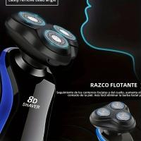 1pc 8D Multifuncional Cepillo De Barba Eléctrico Recargable Para Hombres Con 4 Funciones Cepillo De Barba Recargable Por USB Lavable En Su Totalidad - details 0