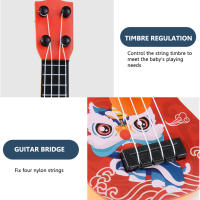 Ukelele Clásico De 4 Cuerdas Mini Para Niños Juguete Simulación Guitarra Infantil Principiante Iluminación Musical Pequeña Guitarra Para Entretenimiento - details 24