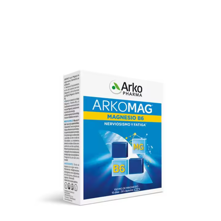 Arkopharma arkomag magnesio y vitamina b6 30 cápsulas - 1