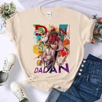 Camiseta Dandadan Okarun Para Mujer Estilo Hip Hop Coreano Y2k Streetwear Colorida Top Tees Casual O-Neck Cuerpo Regular - details 3