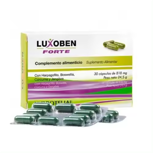 Hidrotelial Luxoben Forte 818 mg 30 Cápsulas - 1