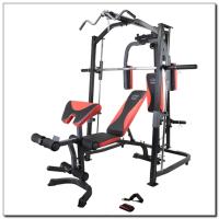 HMS PRO SMITH MACHINE CON POLEA ALTA Y BAJA Y BANCO AJUSTABLE ATLAS 1 - details 2