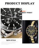 Reloj De Negocios Para Hombre Lujo Cuarzo Reloj Cuarzo Luminoso Silvery Male Luminous Clock Con Fecha Completa Y Clavija De Pulsera - details 7