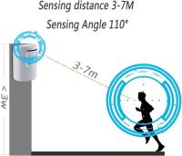Alarma de seuridad, timbre inalámbrico con sirena y Sensor de Movimiento PIR infrarrojo. - details 1