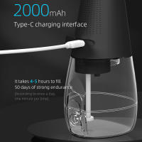 Irrigador Oral USB Recargable Jet De Agua Dental 310ML Tanque De Agua IPX7 Impermeable Limpieza De Dientes Viajera Portátil Para Adultos - details 27