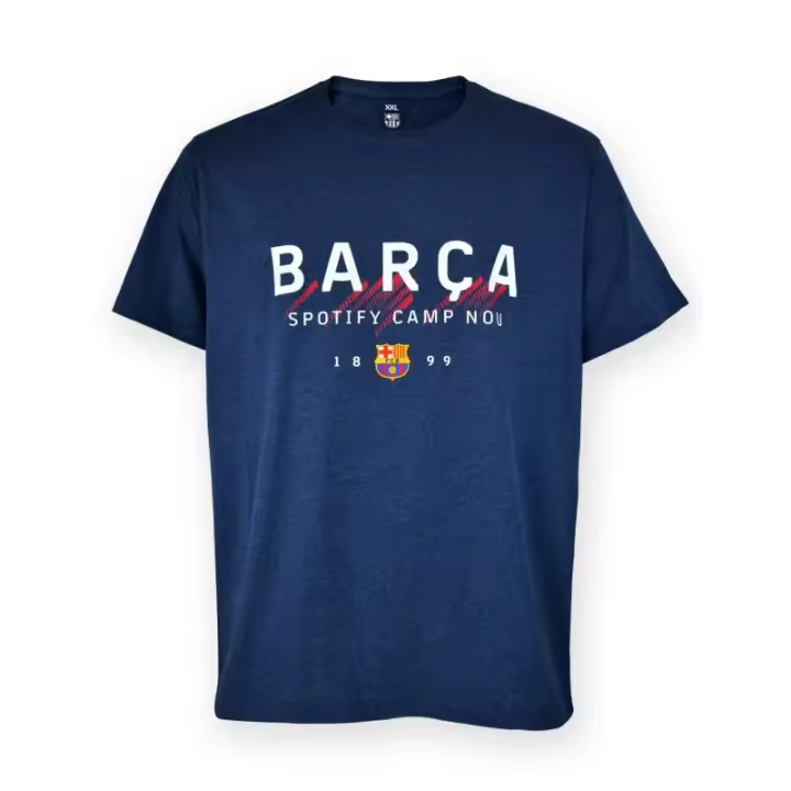 Fútbol Club Barcelona Camiseta Barça Spotify Camp Nou talla adulto algodón producto oficial 5001CBCNS - 1
