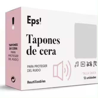 Deiters Tapones Oídos Cera EPS - Protección Auditiva - 12 Unidades - 1