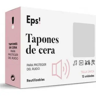 Deiters Tapones Oídos Cera EPS - Protección Auditiva - 12 Unidades - 1