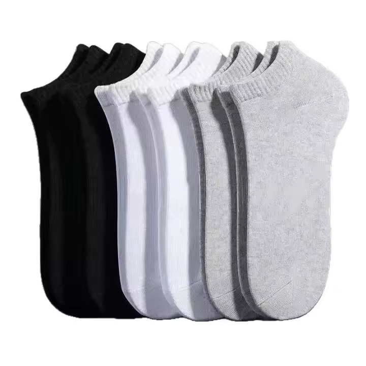 6 Pares Calcetines deportivos Tobilleros Hombre Cortos Calcetin Algodon,para, entrenamiento, caminar, Gimnasio, golf, entrenamiento, Correr, etc. - 1