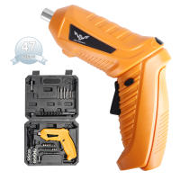 Destornillador Eléctrico Sin Cable Amarillo Con Conjunto De Brocas Recargable Torque Rotativo Para Proyectos De Mejora Doméstica DIY - details 3