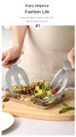 Cuchara De Frutas De Acero Inoxidable Herramienta De Ensalada Creativa Con Tres Dedos Gadgets De Cocina Eco-amigable - details 1