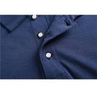 Camisa Polo De Algodón Para Hombre Manga Corta Estilo Casual Moda Verano Colores Contrastantes Camisetas Top Para Diario - details 11
