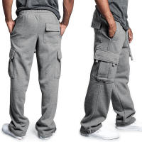 Pantalones De Entrenamiento Para Hombres Cargo Street Pantalones Largos Transpirables Para Fitness Gimnasio Running Y Ejercicio - details 3