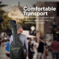 Ociodual OcioDual Funda Guitarra Española, Funda Guitarra Acustica, Mochila con Bolsillo Exterior y Asa de Transporte, Acolchada, Base de Goma, Impermeable, Guitarras Eléctricas Protección Total - details 6