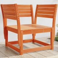 vidaXL Silla de jardín madera madera maciza de pino en color Blanco/Douglas natural/Pino natural y más | cómodas modernas ergonómicas para comedor cocina salón hogar - details 3
