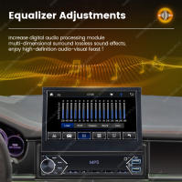 Reproductor Multimedia Carplay 1 Din 7'' Bluetooth Radio Retráctil Android Auto MP5 HD Stereo USB AUX CAM Para Coche Universal - details 19