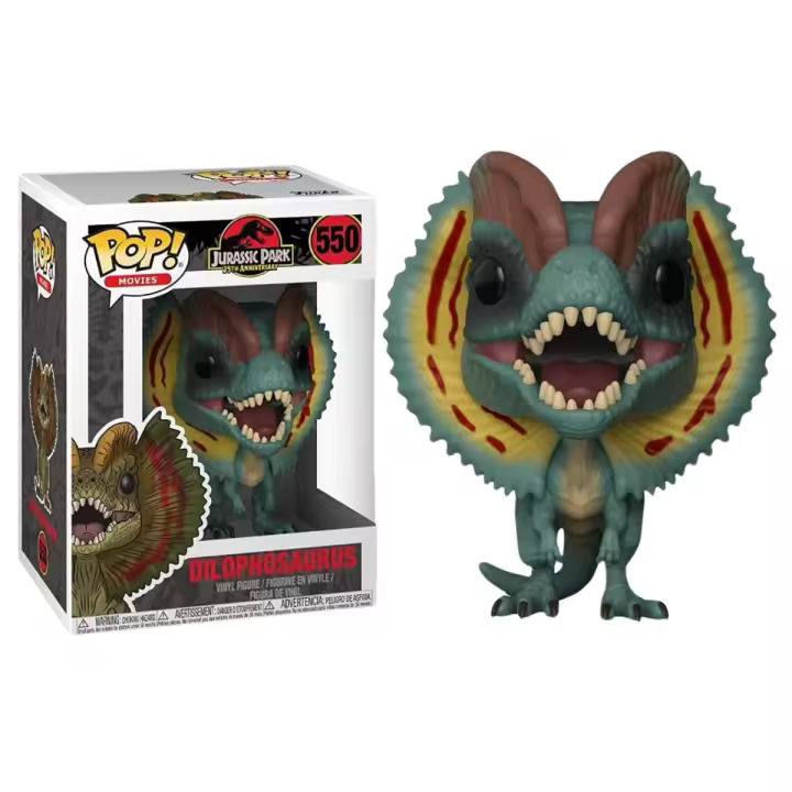 FUNKO POP! JURASSIC PARK - DILOPHOSAURUS, 26736, Nº550, TIENDA CON LICENCIA OFICIAL - 1