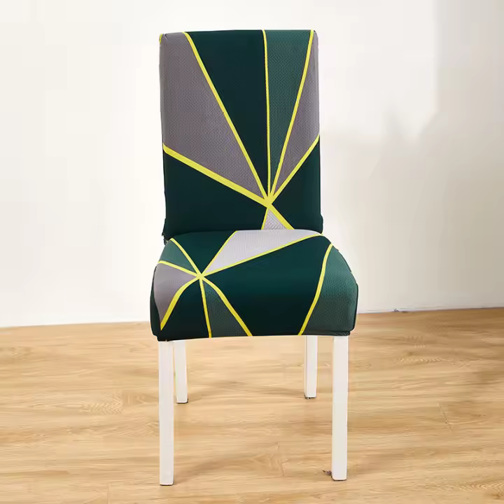 Cubierta De Silla Elástica Colorida Moderna Lavable Desmontable Resistente a La Suciedad Extensible Para El Hogar - 1