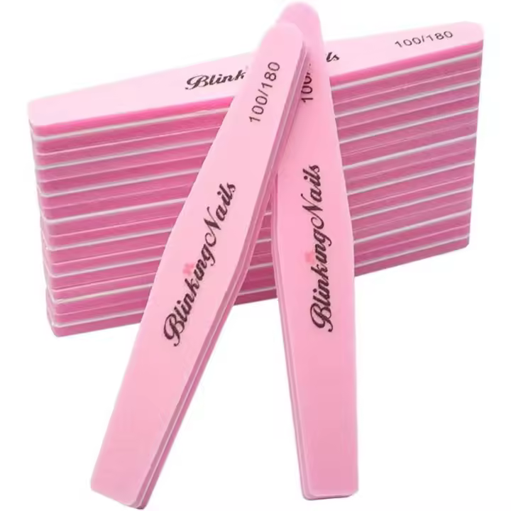Sponge Nail Files and Buffers,Tampon Professionnel pour Lime à Ongles éponge et Coussin,100/180 Nail Buffer Block,Bloc Tampon pour Ongles,Professional Nail File Buffer, Nail Shine Buffer - 1