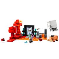 MC My DIY World Bloques De Construcción El Portal Del Nether Ambush Bosque Crimson Delta De Basalto Juguete De Artesanía Para Niños Regalo De Vacaciones - details 5