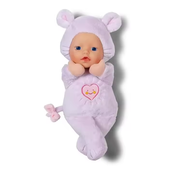 Baby born mouse muñeca suave de 26 cm con orejitas y 836590 - 1