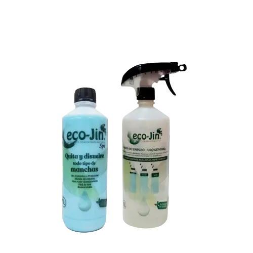 ECO JIN  Original, 1L concentrado + difusor . Limpieza perfecta sin límites ECO-JIN. Higiénizante, Bactericida, Anticalcareo, desinfectante y elimina cal. Componentes tensoactivos. - 1