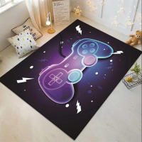 VIKAMA Alfombra Moderna Colorida Con Tema De Juego Antideslizante Para Piso De Cocina Entrada Lavable Decoración De Hogar Rectangular Material Poliéster 100% - details 6