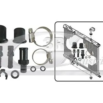 3RG INDUSTRIAL - Kit Repuesto Radiador - OEM 1330.38 - Piezas para Coche Recambios Motor y Otras Partes de Vehículo - Compatible con los distintos Modelos de Coche. - 1