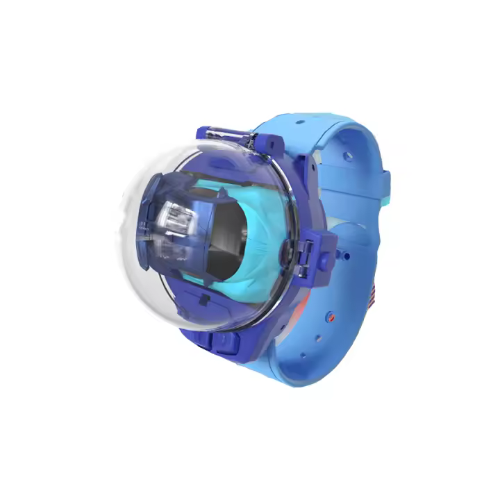 Reloj De Niños Con Coche a Control Remoto Metal Eléctrico Recargable Con Luces Para Halloween Navidad Acción De Gracias Juguetes Educativos Para Niños - 1