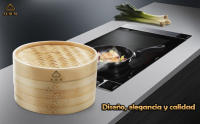 Aurum® Vaporera Bambu, Vaporera Cocinar Vapor, Vaporera De Bambu, Vaporera Cocinar Vapor Bambu, Vaporera De Bambú, Bamboo Steamer, Cocer Al Vapor, Cocedor Al Vapor, Cocina Vapor - details 2