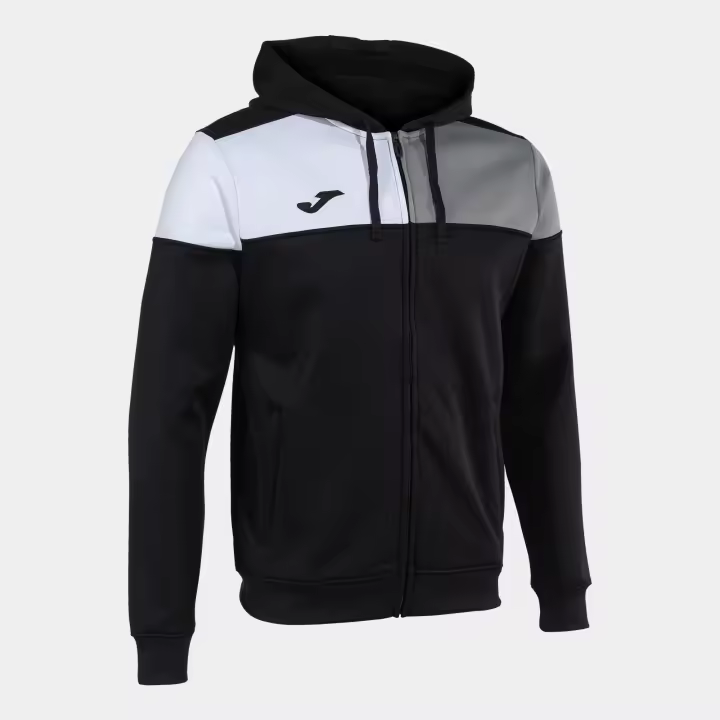 Chaqueta Capucha Hombre Joma Crew V 103087 Negro Gris Blanco 111 Confortable - 1