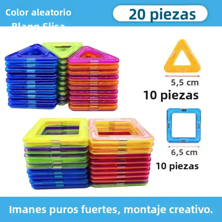 Juguetes Magnéticos Para Niños De Tamaño Grande DIY Bloques Magnéticos Conjunto De Constructores Diseñador Montessori Educativo Regalo - 1
