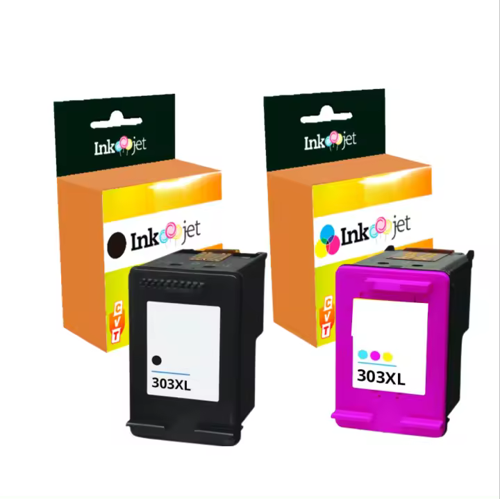 Cartuchos de Tinta HP 303XL Negro y Tricolor Compatibles - Alta Calidad y Gran Capacidad - 1